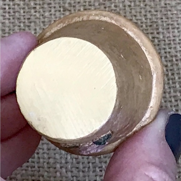 Cat Topiary with Bobble Bluebird Flower Pot Figurine Whimsical Fun Goblin Core - Picture 6 of 7